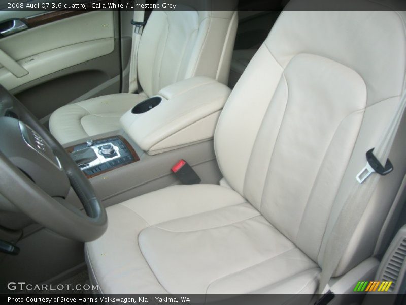 Calla White / Limestone Grey 2008 Audi Q7 3.6 quattro