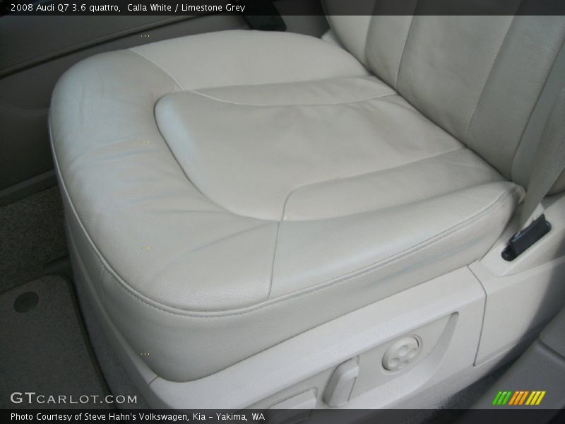 Calla White / Limestone Grey 2008 Audi Q7 3.6 quattro