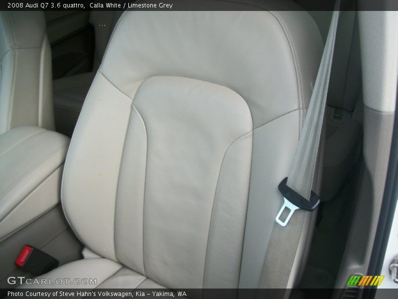 Calla White / Limestone Grey 2008 Audi Q7 3.6 quattro