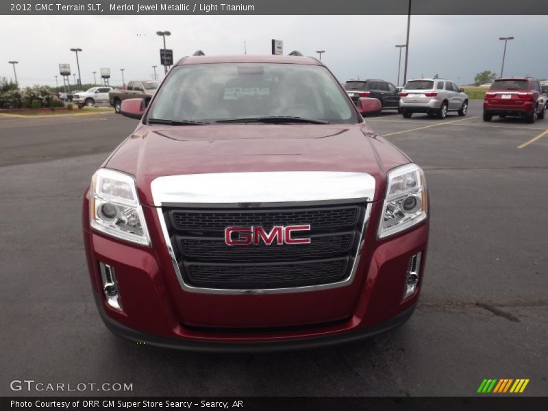 Merlot Jewel Metallic / Light Titanium 2012 GMC Terrain SLT