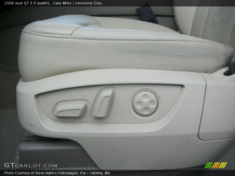 Calla White / Limestone Grey 2008 Audi Q7 3.6 quattro