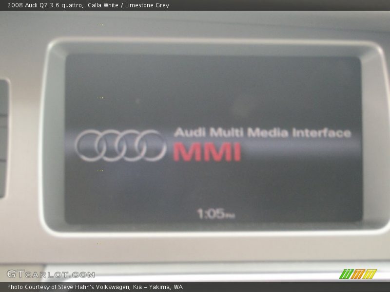 Calla White / Limestone Grey 2008 Audi Q7 3.6 quattro