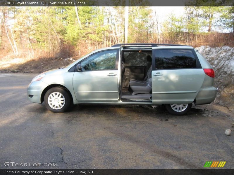 Silver Pine Mica / Stone 2008 Toyota Sienna LE