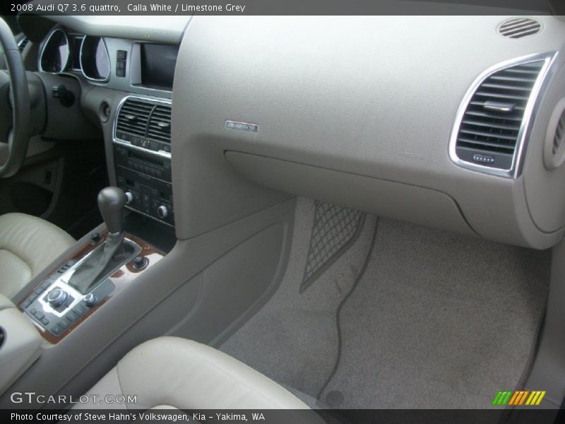 Calla White / Limestone Grey 2008 Audi Q7 3.6 quattro