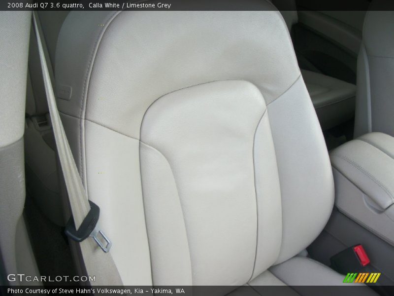 Calla White / Limestone Grey 2008 Audi Q7 3.6 quattro
