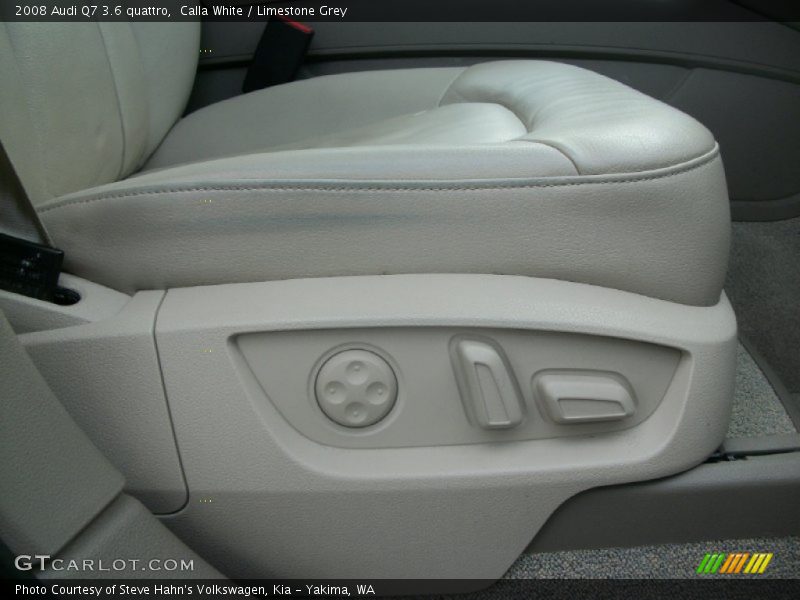 Calla White / Limestone Grey 2008 Audi Q7 3.6 quattro