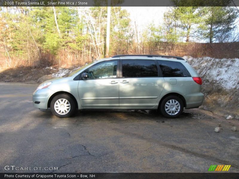 Silver Pine Mica / Stone 2008 Toyota Sienna LE