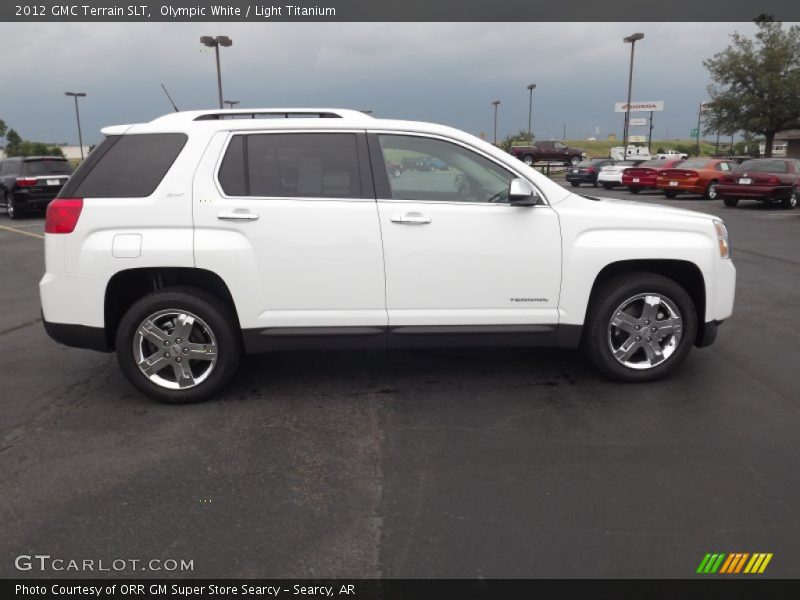 Olympic White / Light Titanium 2012 GMC Terrain SLT