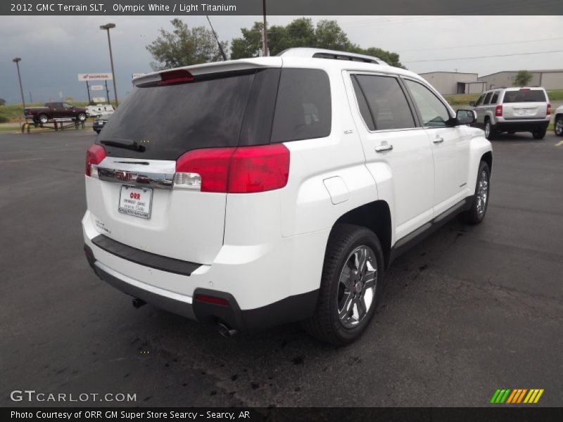 Olympic White / Light Titanium 2012 GMC Terrain SLT
