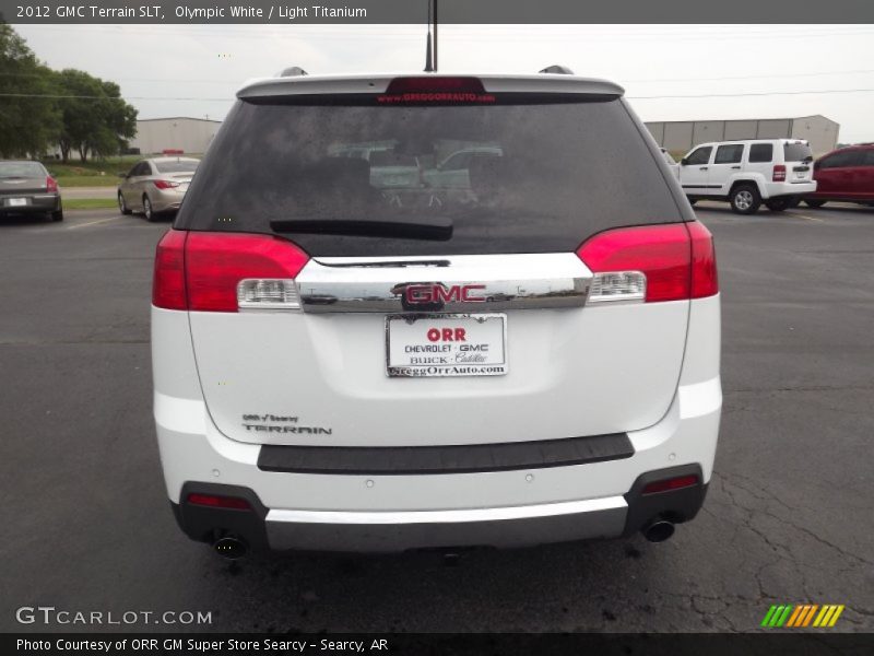 Olympic White / Light Titanium 2012 GMC Terrain SLT