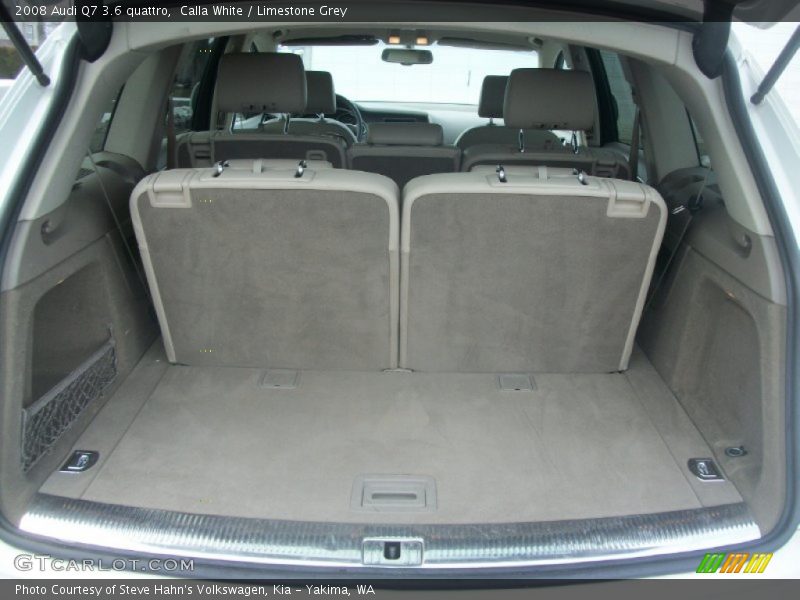 Calla White / Limestone Grey 2008 Audi Q7 3.6 quattro