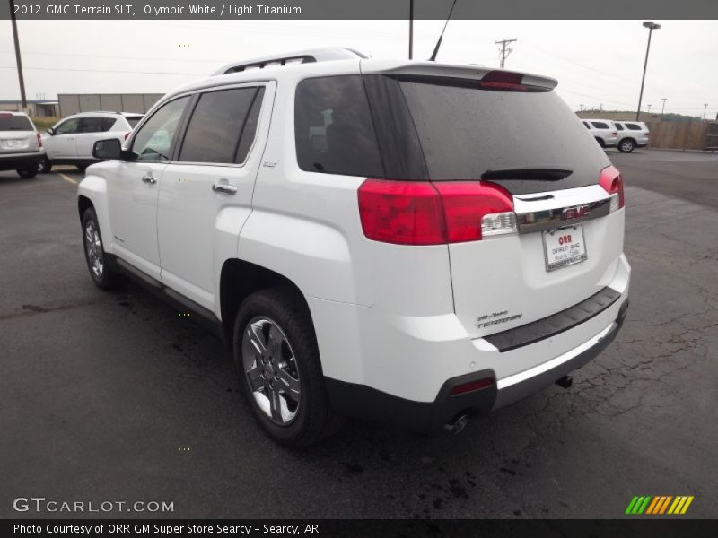 Olympic White / Light Titanium 2012 GMC Terrain SLT