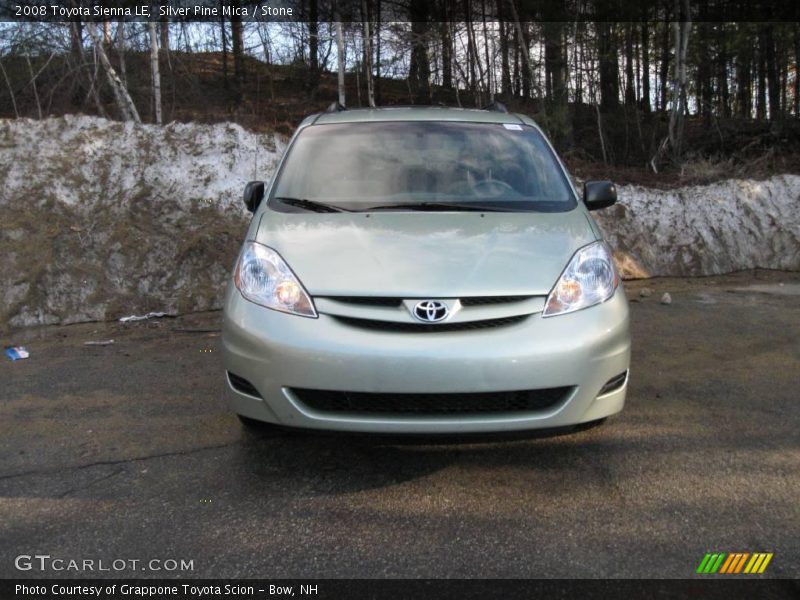 Silver Pine Mica / Stone 2008 Toyota Sienna LE