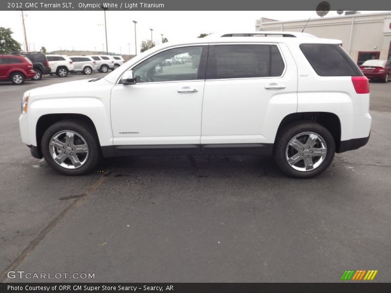 Olympic White / Light Titanium 2012 GMC Terrain SLT