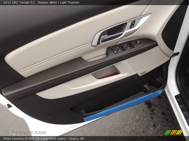Olympic White / Light Titanium 2012 GMC Terrain SLT