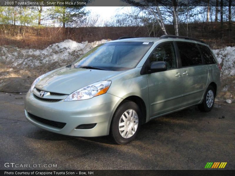 Silver Pine Mica / Stone 2008 Toyota Sienna LE