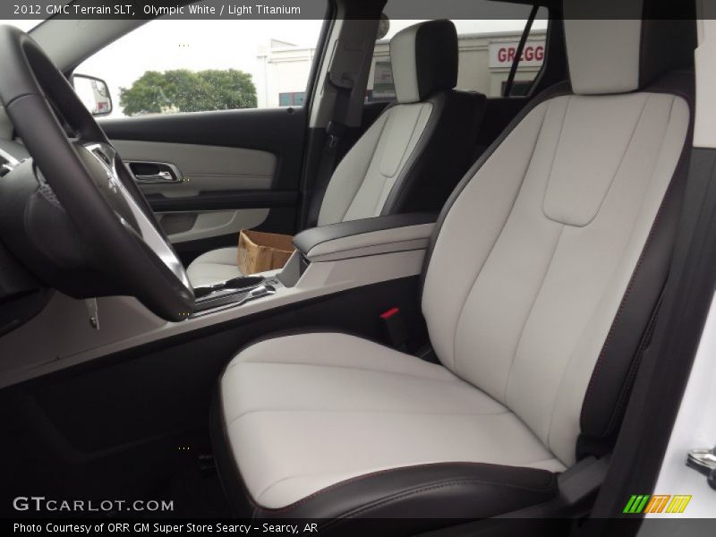 Olympic White / Light Titanium 2012 GMC Terrain SLT