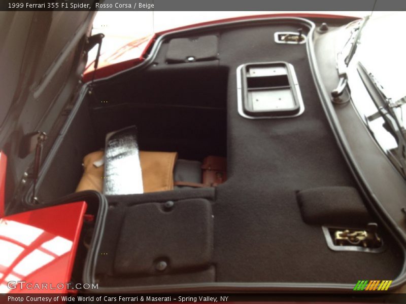  1999 355 F1 Spider Trunk