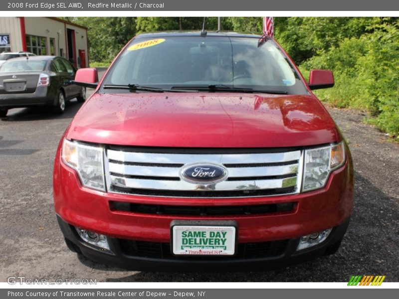 Redfire Metallic / Charcoal 2008 Ford Edge SEL AWD