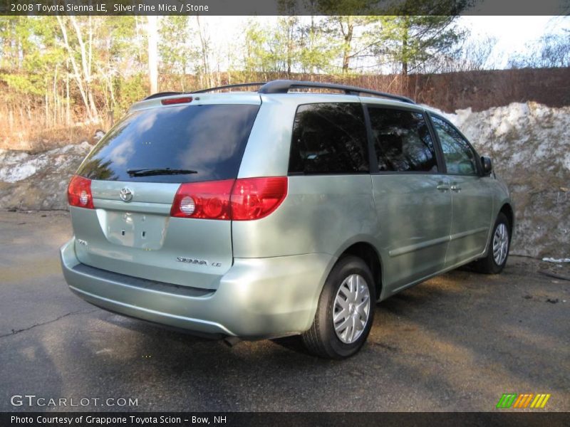 Silver Pine Mica / Stone 2008 Toyota Sienna LE