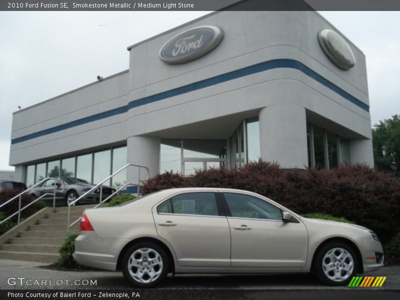Smokestone Metallic / Medium Light Stone 2010 Ford Fusion SE