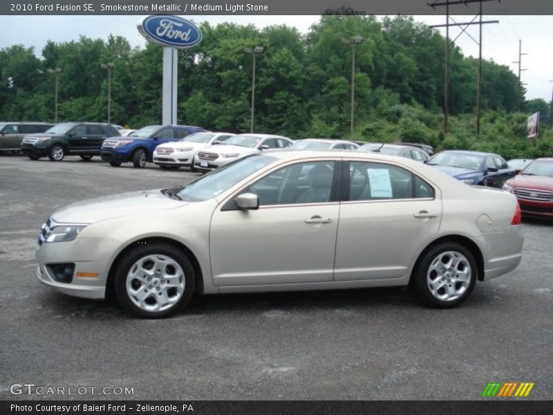 Smokestone Metallic / Medium Light Stone 2010 Ford Fusion SE