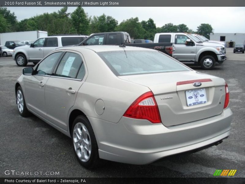 Smokestone Metallic / Medium Light Stone 2010 Ford Fusion SE