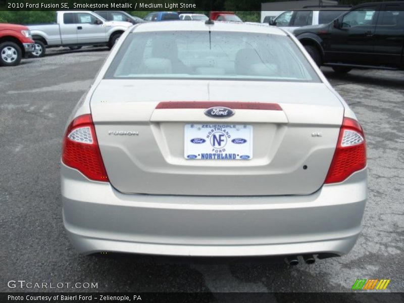 Smokestone Metallic / Medium Light Stone 2010 Ford Fusion SE