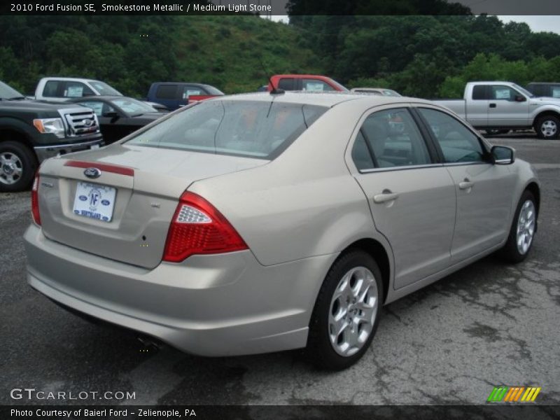 Smokestone Metallic / Medium Light Stone 2010 Ford Fusion SE