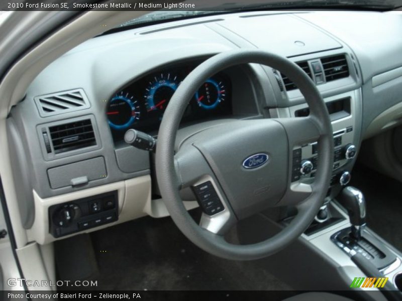 Smokestone Metallic / Medium Light Stone 2010 Ford Fusion SE