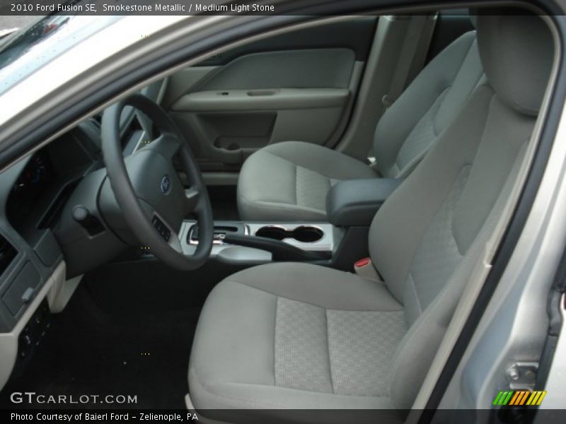 Smokestone Metallic / Medium Light Stone 2010 Ford Fusion SE