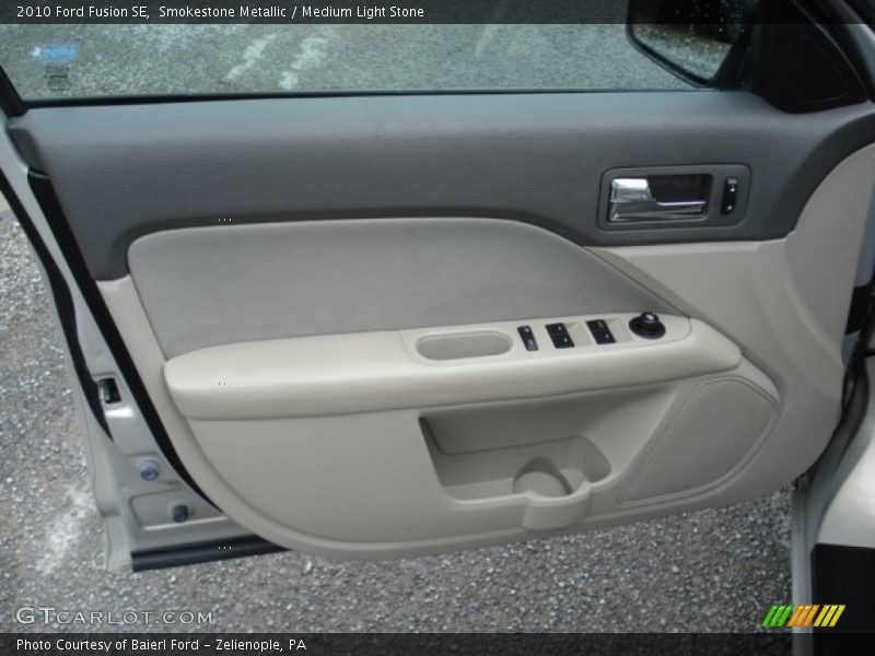 Smokestone Metallic / Medium Light Stone 2010 Ford Fusion SE