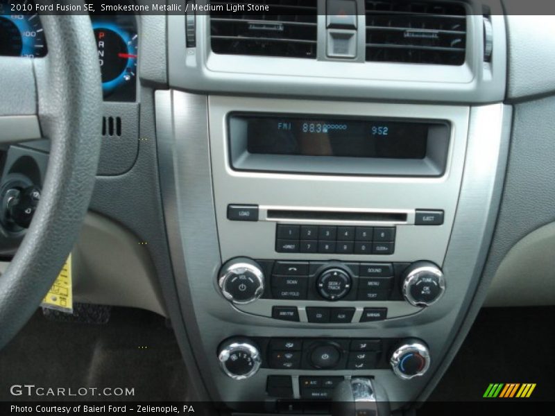 Smokestone Metallic / Medium Light Stone 2010 Ford Fusion SE
