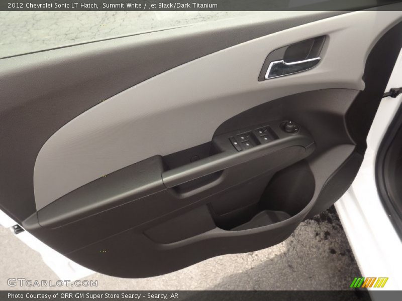 Summit White / Jet Black/Dark Titanium 2012 Chevrolet Sonic LT Hatch