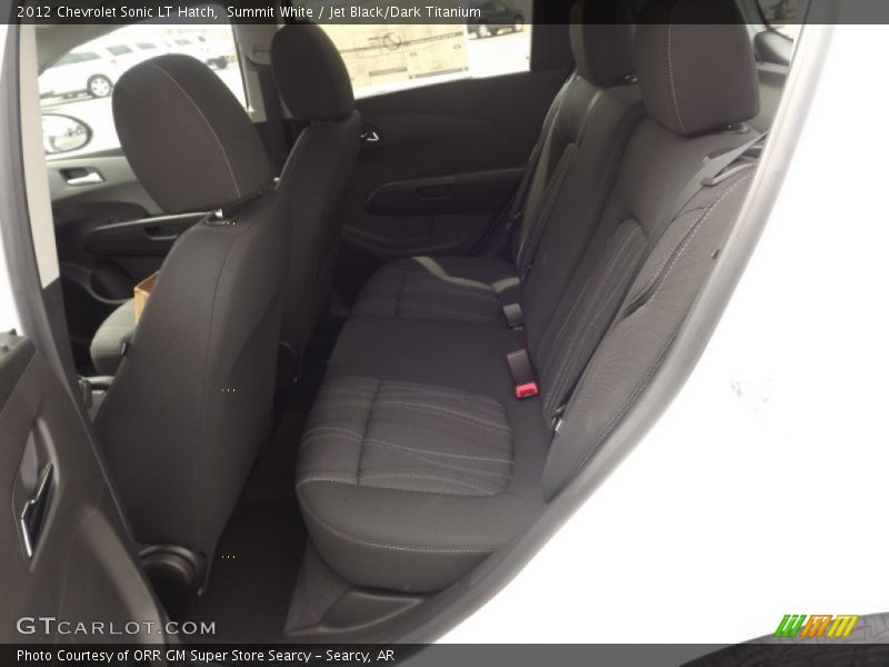 Summit White / Jet Black/Dark Titanium 2012 Chevrolet Sonic LT Hatch