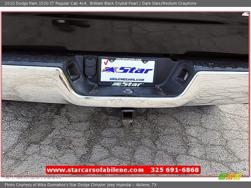 Brilliant Black Crystal Pearl / Dark Slate/Medium Graystone 2010 Dodge Ram 1500 ST Regular Cab 4x4
