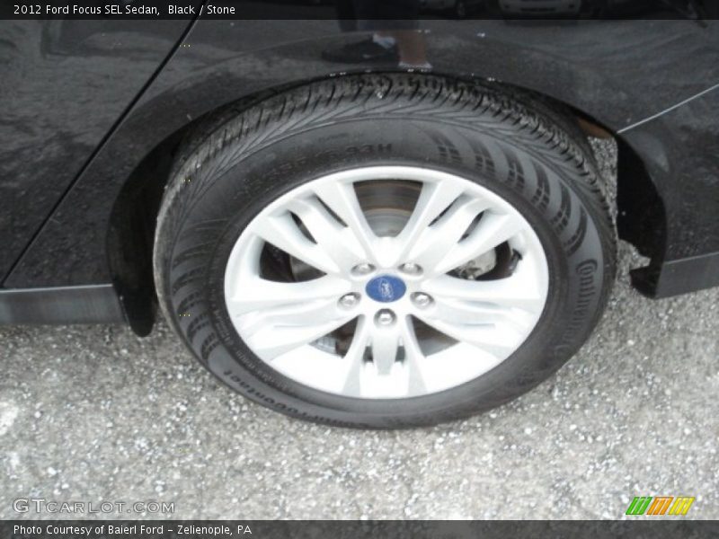 Black / Stone 2012 Ford Focus SEL Sedan