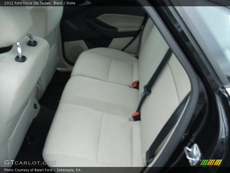 Black / Stone 2012 Ford Focus SEL Sedan