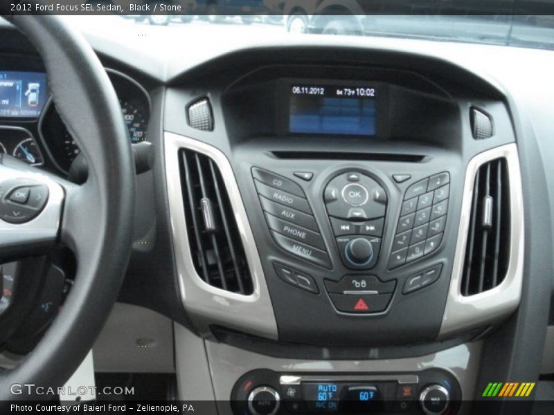 Black / Stone 2012 Ford Focus SEL Sedan