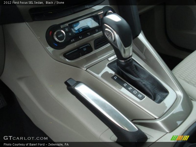 Black / Stone 2012 Ford Focus SEL Sedan