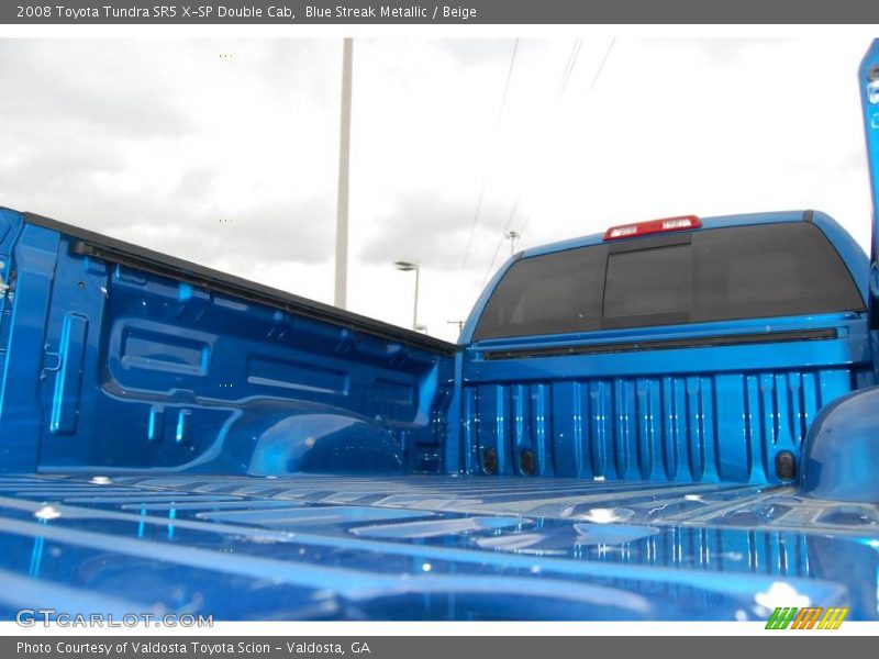 Blue Streak Metallic / Beige 2008 Toyota Tundra SR5 X-SP Double Cab