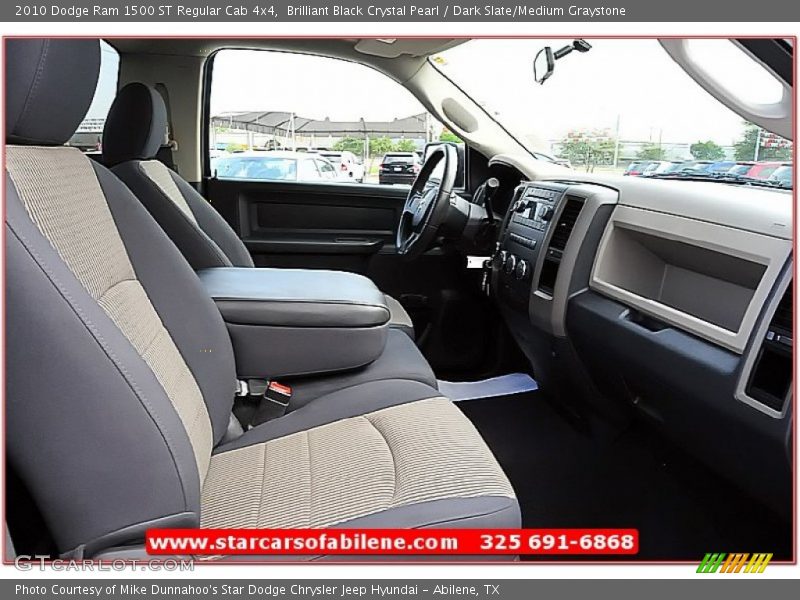 Brilliant Black Crystal Pearl / Dark Slate/Medium Graystone 2010 Dodge Ram 1500 ST Regular Cab 4x4