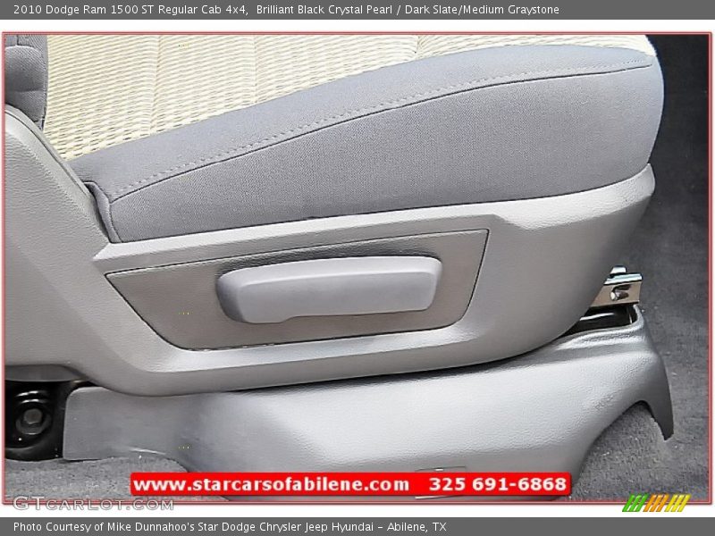 Brilliant Black Crystal Pearl / Dark Slate/Medium Graystone 2010 Dodge Ram 1500 ST Regular Cab 4x4