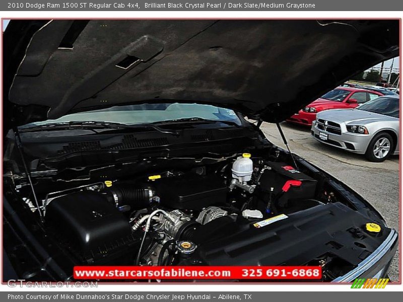 Brilliant Black Crystal Pearl / Dark Slate/Medium Graystone 2010 Dodge Ram 1500 ST Regular Cab 4x4