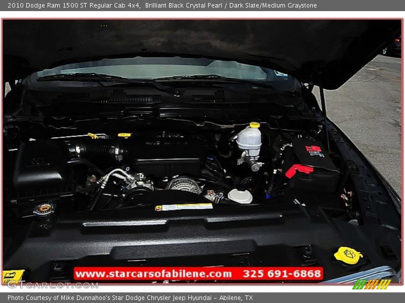 Brilliant Black Crystal Pearl / Dark Slate/Medium Graystone 2010 Dodge Ram 1500 ST Regular Cab 4x4