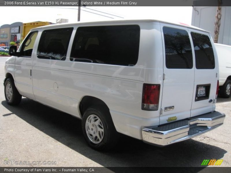 Oxford White / Medium Flint Grey 2006 Ford E Series Van E150 XL Passenger