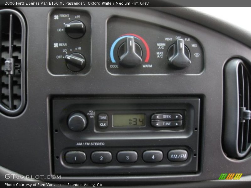 Controls of 2006 E Series Van E150 XL Passenger