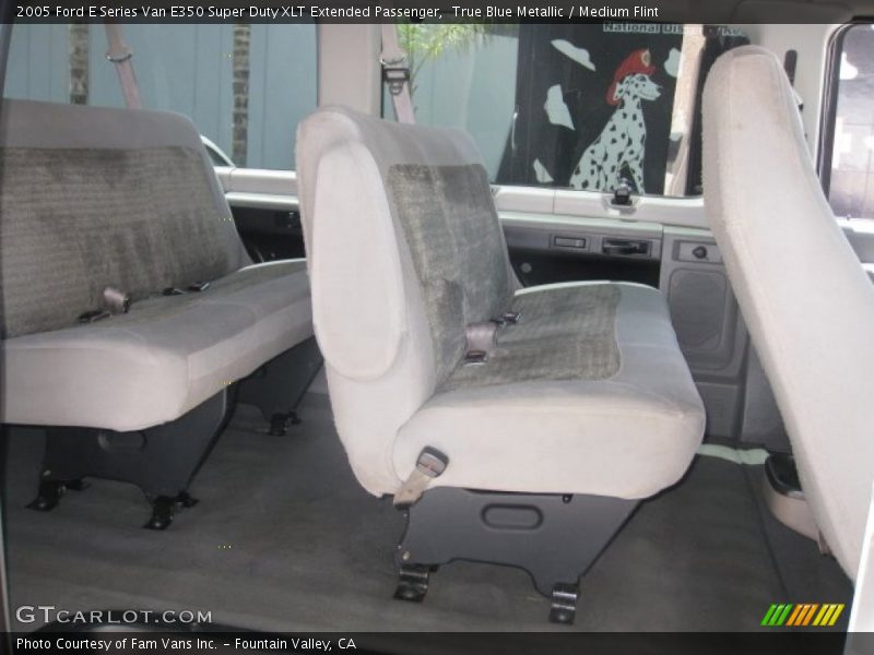 True Blue Metallic / Medium Flint 2005 Ford E Series Van E350 Super Duty XLT Extended Passenger