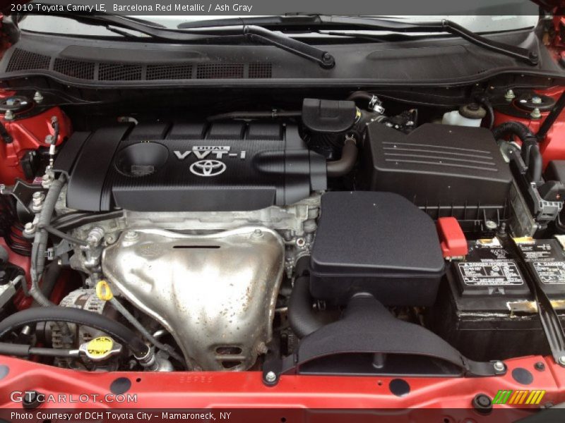 Barcelona Red Metallic / Ash Gray 2010 Toyota Camry LE