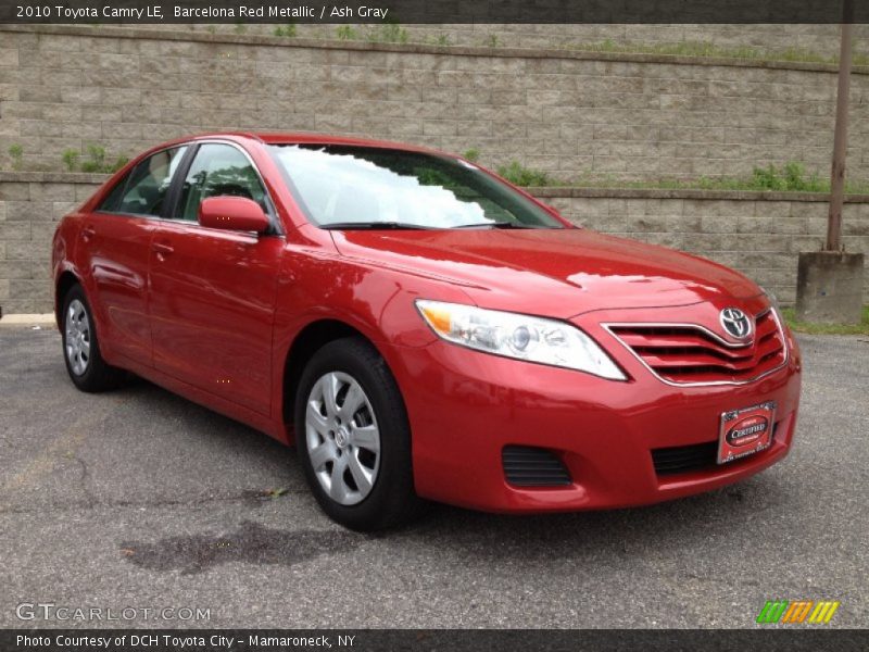 Barcelona Red Metallic / Ash Gray 2010 Toyota Camry LE